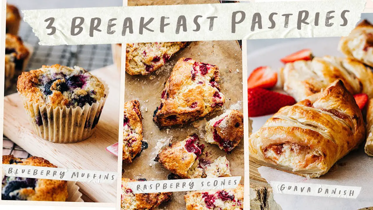 3 Recetas Sweet BREAKFAST - Ideas de pasteles para desayuno fácil