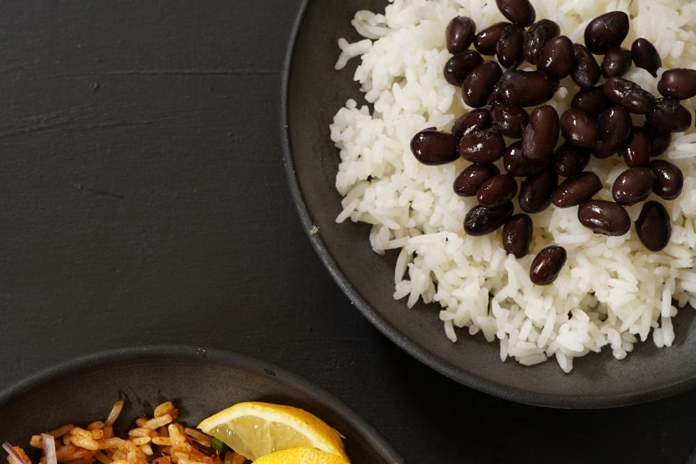 Rice and Black Beans (Arroz y Frijoles Negros)