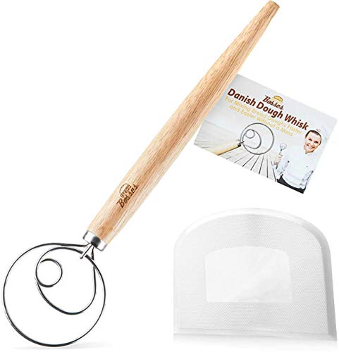 Danish Dough Whisk Bread Mixer - Hook Dutch Pizza Dough Making Bread Mixer Whisk Hooks Accesorios Wisks - Great As A Gift