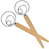 Acerich 2 Pack Danish Dough Whisk 13.5