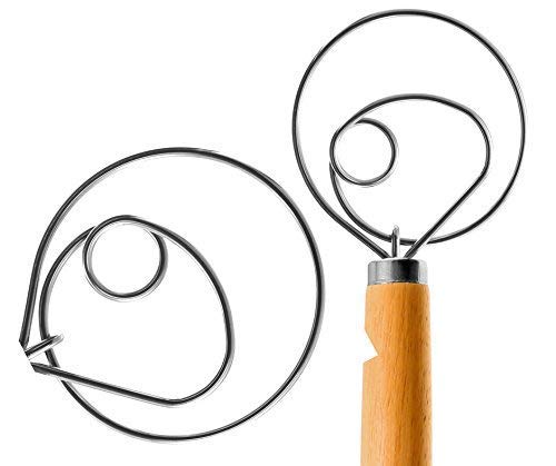 Whisk de masa danés original premium - Paquetes de batidos de masa holandesa (batidor)