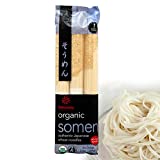 Hakubaku Organic Somen Japanese Wheat Noodles, Sin sal agregada, 9.5-Ounce