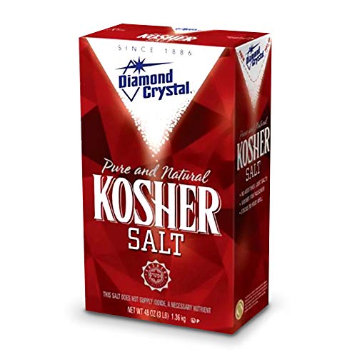 Cristal de diamante Sal kosher pura y natural, 48 oz (paquete de 3)