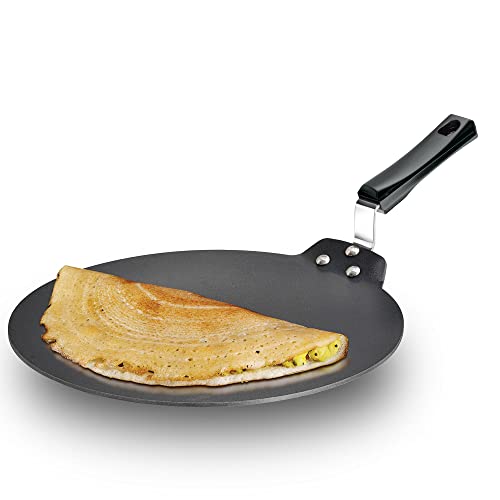 FUTURA - DT30 Futura DT-30 Dosa Tava Nonstick indio, 12 pulgadas, negro