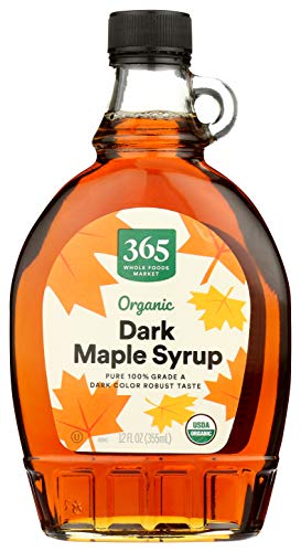365 por Whole Foods Market, Jarabe de arce ámbar oscuro Grado A orgánico, 12 fl Oz