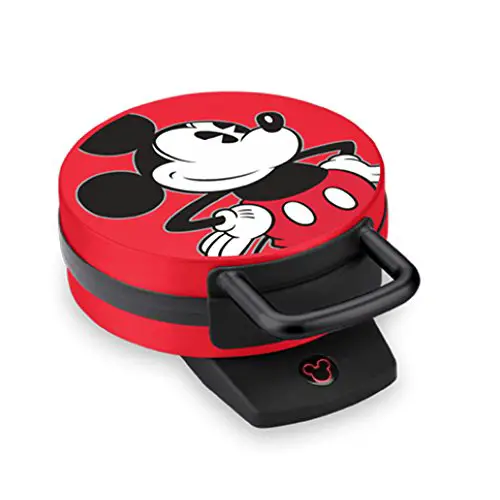 Disney DCM-12 Mickey Mouse Waffle Maker, Rojo