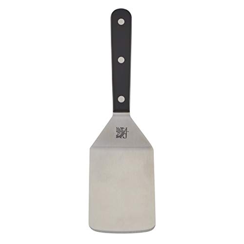 Sabatier Triple Rivet Acero inoxidable Wide Turner, 9.65 pulgadas, negro