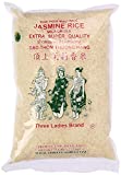Tres damas Arroz de jazmín de grano largo 5 lbs (011109)