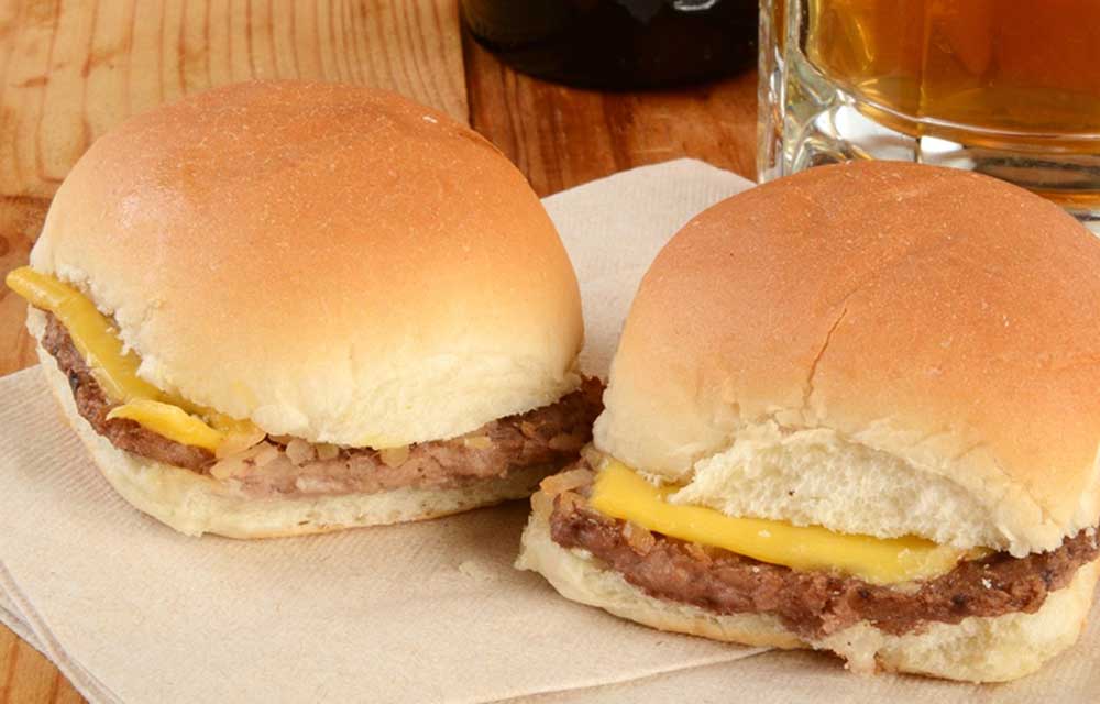 Cheeseburger-slidera