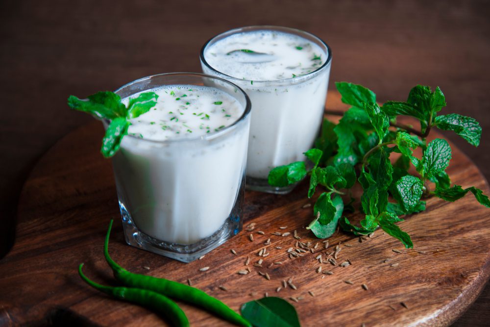 Summer,Cooler,Buttermilk,Drink.,Made,Of,Yogurt.,Buttermilk,Made,With