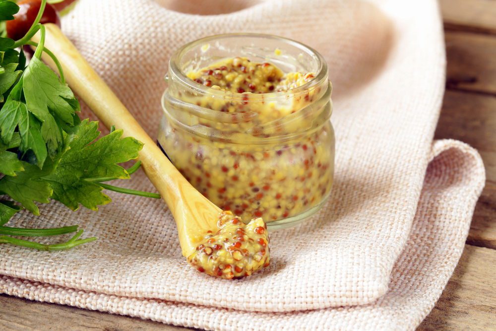 Traditional,Dijon,Mustard,In,A,Glass,Jar