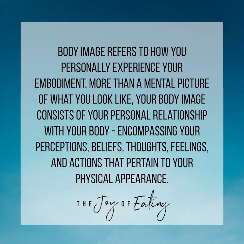 La imagen corporal es más que tu cuerpo. #Imagen corporal# #intuitivo#haes